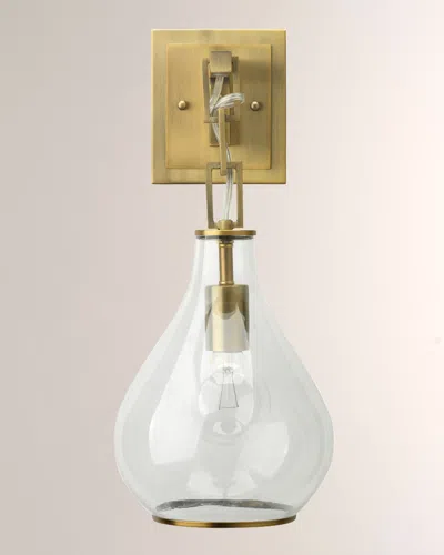 Jamie Young Tear Drop Hanging Wall Sconce In Transparent