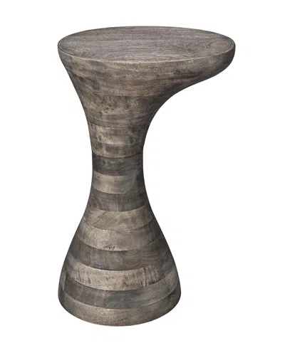 Jamie Young Toadstool Wood Drink Table In Gray