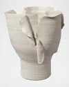 Jamie Young Torn Wide Porcelain Decorative Vessel