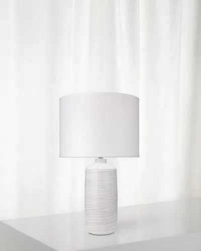 Jamie Young Trace Table Lamp In White