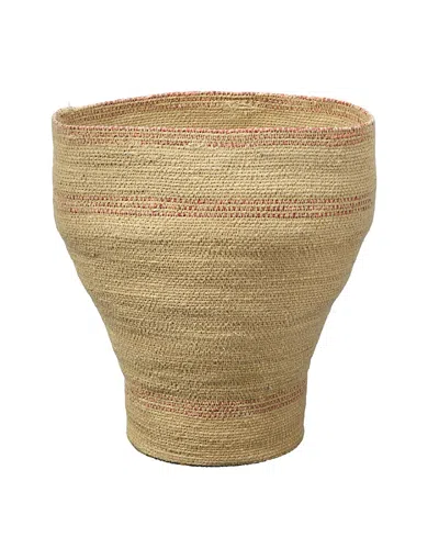 Jamie Young Trophy Seagrass Decorative Basket In Brown