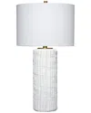 Jamie Young Trunk Polyresin Table Lamp With Linen Shade