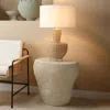 Jamie Young Large Uni Side Table In Cream