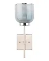 Jamie Young Vapor Single Sconce In Opal &amp; Nickel