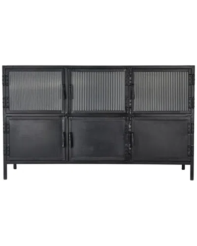 Jamie Young Vitrino 6-door Iron Console