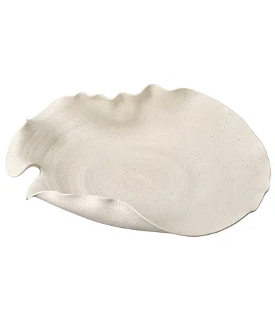 Jamie Young Whisper Porcelain Bowl In White