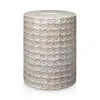 Jamie Young Wildflower Side Table In Cream