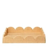 Jamie Young Wonderland Scalloped Tray In Natural