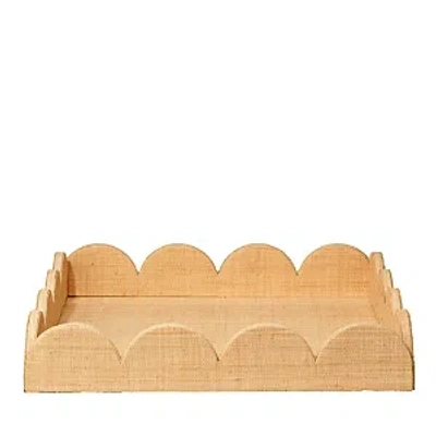 Jamie Young Wonderland Scalloped Tray In Natural