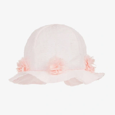 Jamiks Kids' Girls Pink Flower Cotton Hat