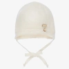JAMIKS IVORY WOOL KNITTED HAT