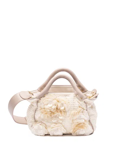 Jamin Puech `sequin Garden` Bag In Neutral