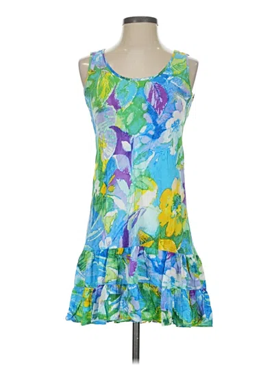 Pre-owned Jams World Sleeveless Top Blue Scoop Neck Tops
