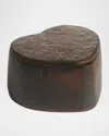 Jan Barboglio Amor Cast Iron Heart Box In Natural