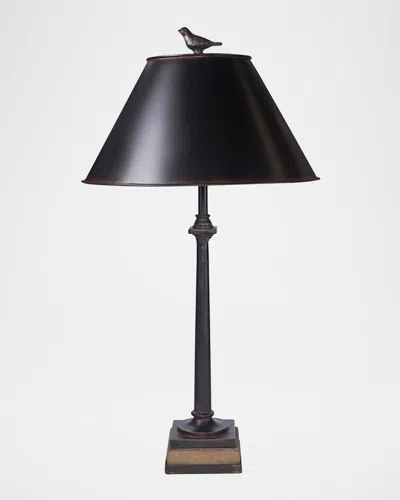 Jan Barboglio Anabelle 36" Iron Table Lamp In Black