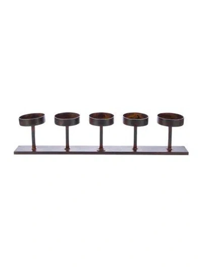 Pre-owned Jan Barboglio Candelabra In Brown