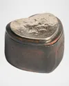 Jan Barboglio Dos Amores Cast Iron Heart Box In Natural