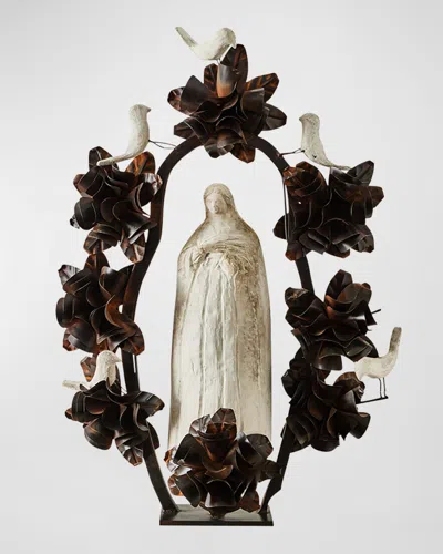 Jan Barboglio Espiritu De Guadalupe Sculpture In Neutral