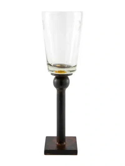 Pre-owned Jan Barboglio Hurricane Votive Holder In Neutrals