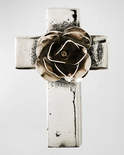 Jan Barboglio Kingdom Flower Cross In Gray