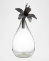 Jan Barboglio Lily Botella Decanter, 25.6 Oz. In Clear