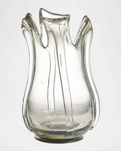 Jan Barboglio Mini 4 Arm Vase In Transparent