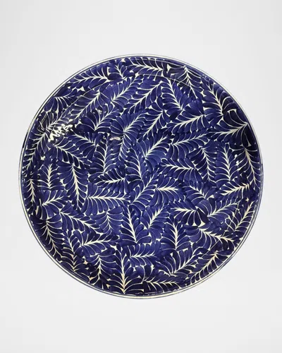 Jan Barboglio Palma Azul Platter In Blue