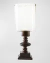 Jan Barboglio Rancho Hurricane Candleholder In Clear