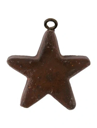 Pre-owned Jan Barboglio Star Figurine In Brown