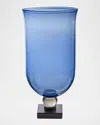 Jan Barboglio Torreon Large Vase, 17" In Azure