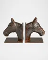 Jan Barboglio Triple Corona Book Ends, Set Of 2 In Natural