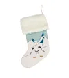Jan Constantine Penguin Scene Stocking