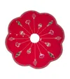 Jan Constantine Tartan Bauble-embroidered Christmas Tree Skirt