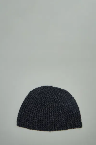 Jan-jan Van Essche Beanie#7 Beanie Wool Lino In Grey