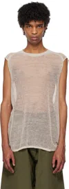 Jan-jan Van Essche Beige #62 Tank Top In Beige