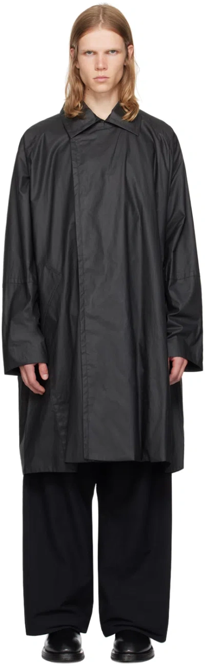 Jan-jan Van Essche Black #30 Coat In Off Black