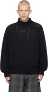 Jan-jan Van Essche Black #68 Turtleneck In Black