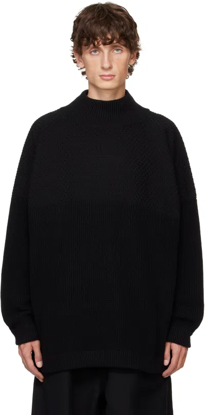 Jan-jan Van Essche Black O-project Sartuul Sheep Yarn Sweater