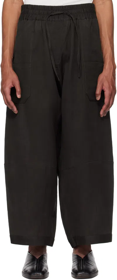 Jan-jan Van Essche Brown #86 Trousers In Deep Brown