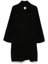 Jan-jan Van Essche Double-breasted Coat In Black