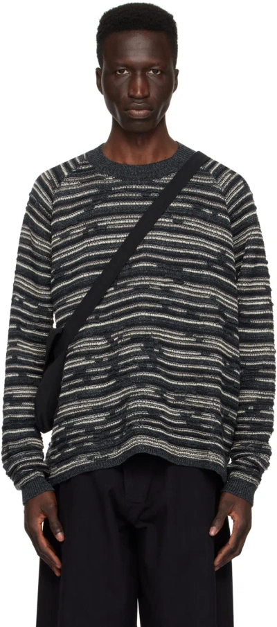 Jan-jan Van Essche Gray #64 Sweater In Anthracite