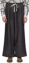 JAN-JAN VAN ESSCHE GRAY O-PROJECT TROUSERS