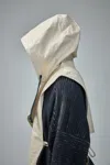 Jan-jan Van Essche Hoodpiece#1 Hooded Collar Piece In Beige