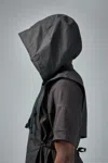 Jan-jan Van Essche Hoodpiece#1 Hooded Collar Piece In Black