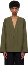Jan-jan Van Essche Khaki #59 Jacket In Army Green