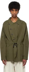 Jan-jan Van Essche Khaki #60 Jacket In Army Green