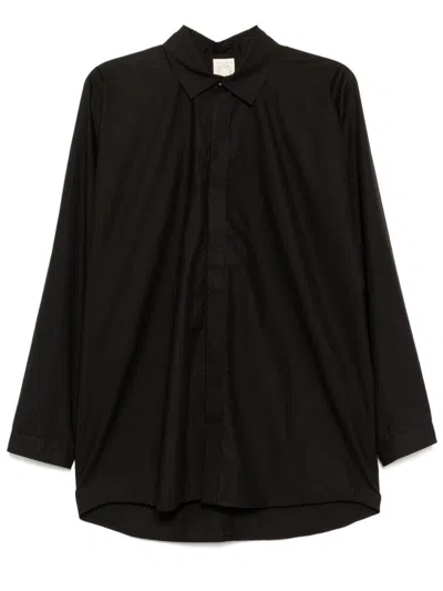 Jan-jan Van Essche Long Sleeves Shirt In Black