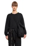 Jan-jan Van Essche Man Black T-shirts & Tank Tops In Black
