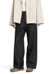 Jan-jan Van Essche Cotton Trousers In Black