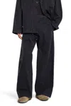 Jan-jan Van Essche Man Black Trousers In Black